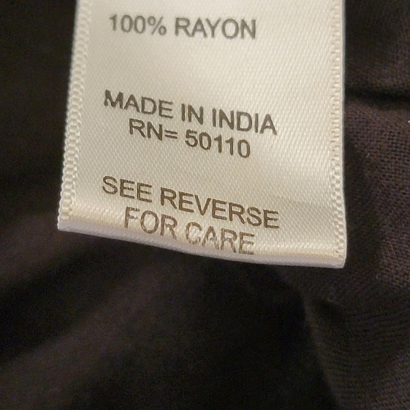 Black pheasants dress / Tunic top  short length drop shoulder elastic waist - Picture 8 of 9